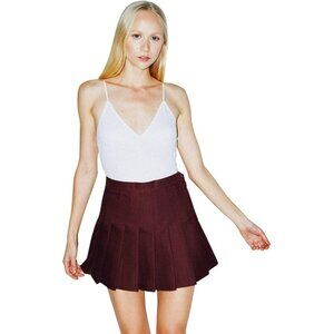 American Apparel Tennis Skirt in Truffle